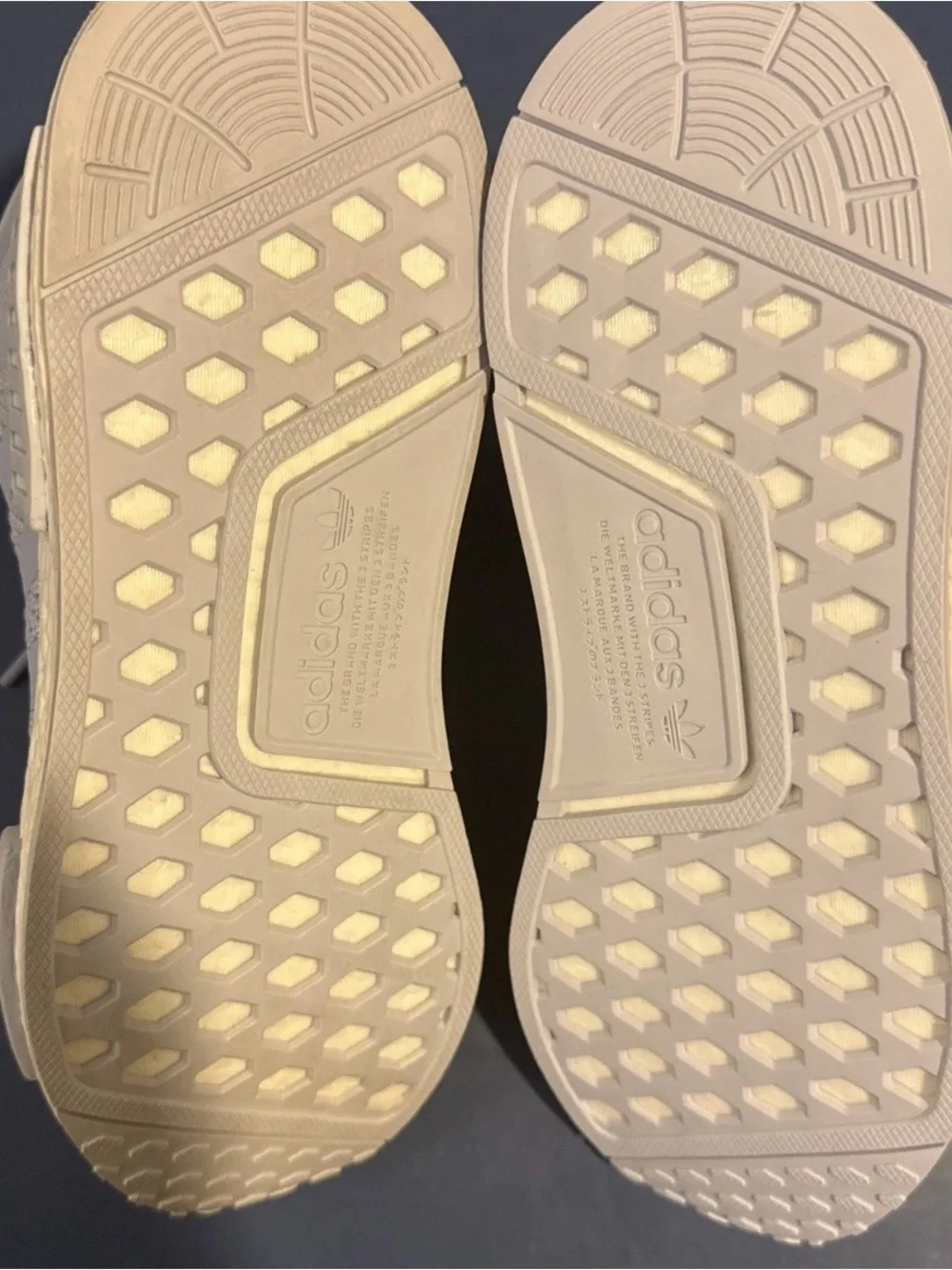 Adidas NMD R1 Running Training Original Women Size 9.5 Sneaker Blue White